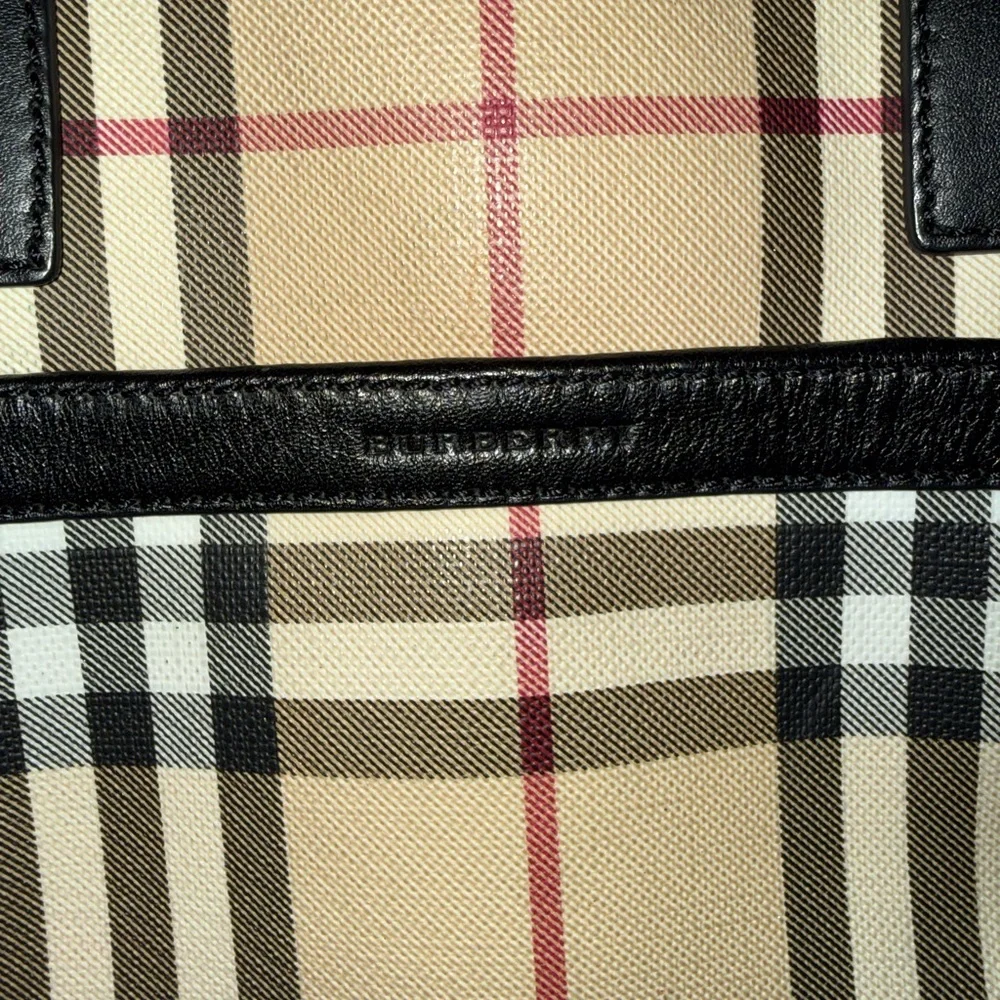 Burberry Nova Check Haymarket Tote - Picture 2 of 6
